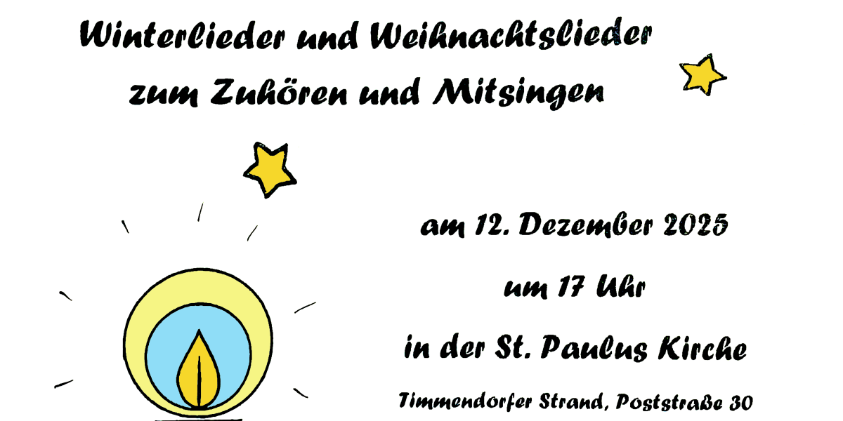 Bild Adventskonzert zum Zuhören und Mitsingen